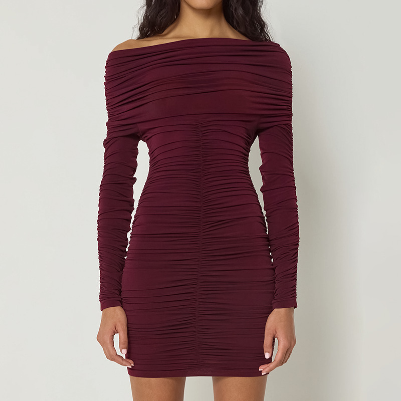 Bodycon Asymmetrical Polyester Skirt