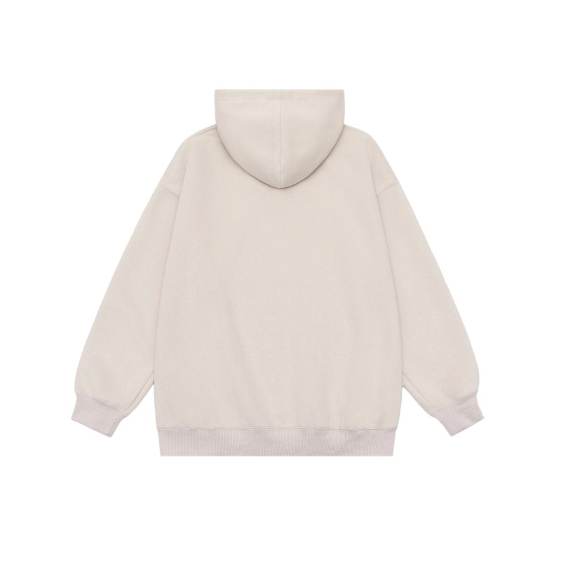 Gender Neutral Oversized Patterned Cotton-Blend Hoodie