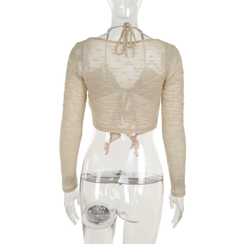 Full Sleeve Square Neck Illusion Blouse