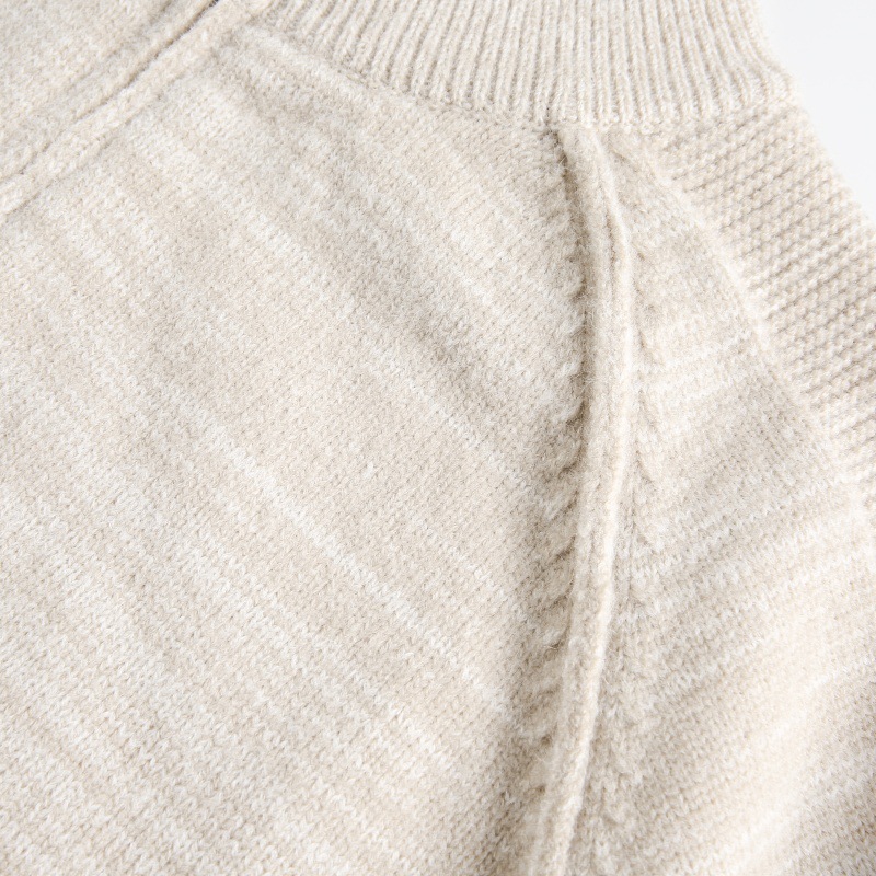 Japanese Workwear Jacquard Long Sleeve Oversized Cardigan