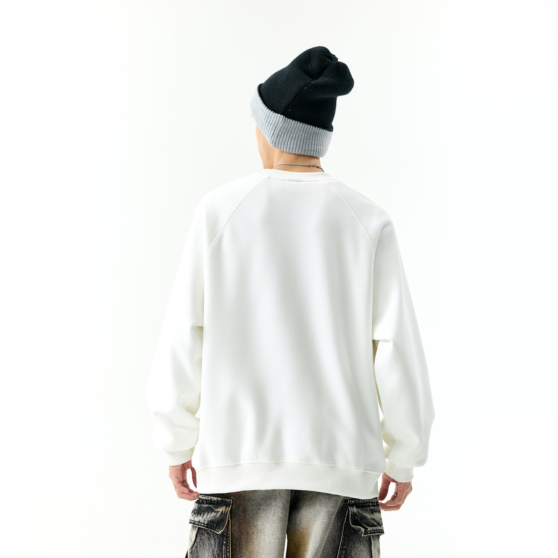 Urban Cotton Oversized Baseball Hoodie