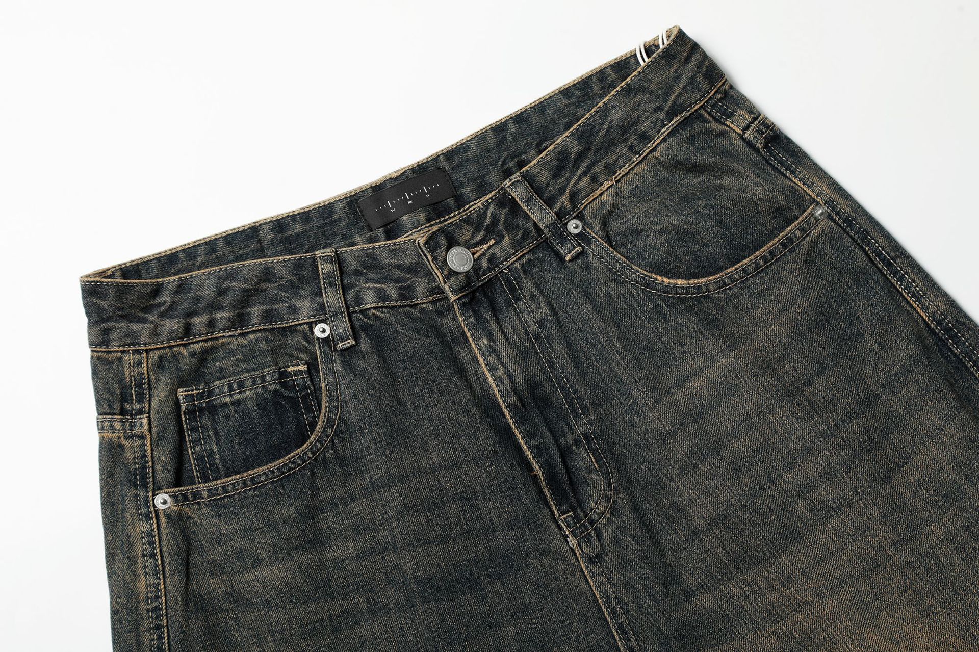 Water Washed Loose Fit Slimming Casual Banana Sickle Long Pants