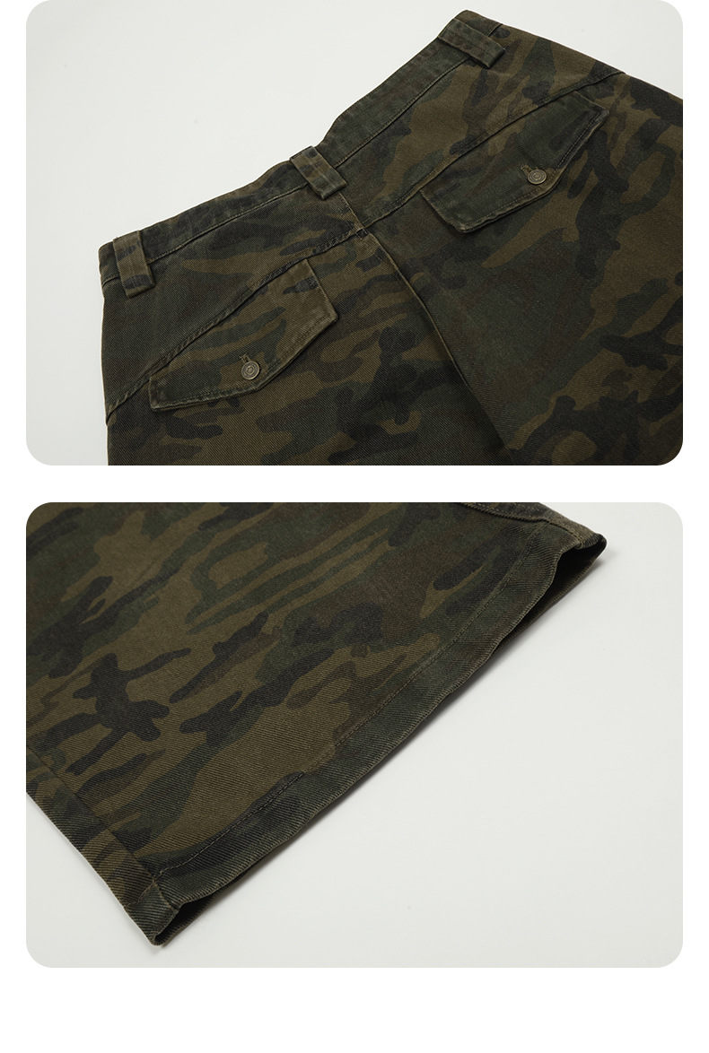 Streetwear Loose Fit with Multiple Pockets Slimming Straight Leg Wide-leg Long Pants