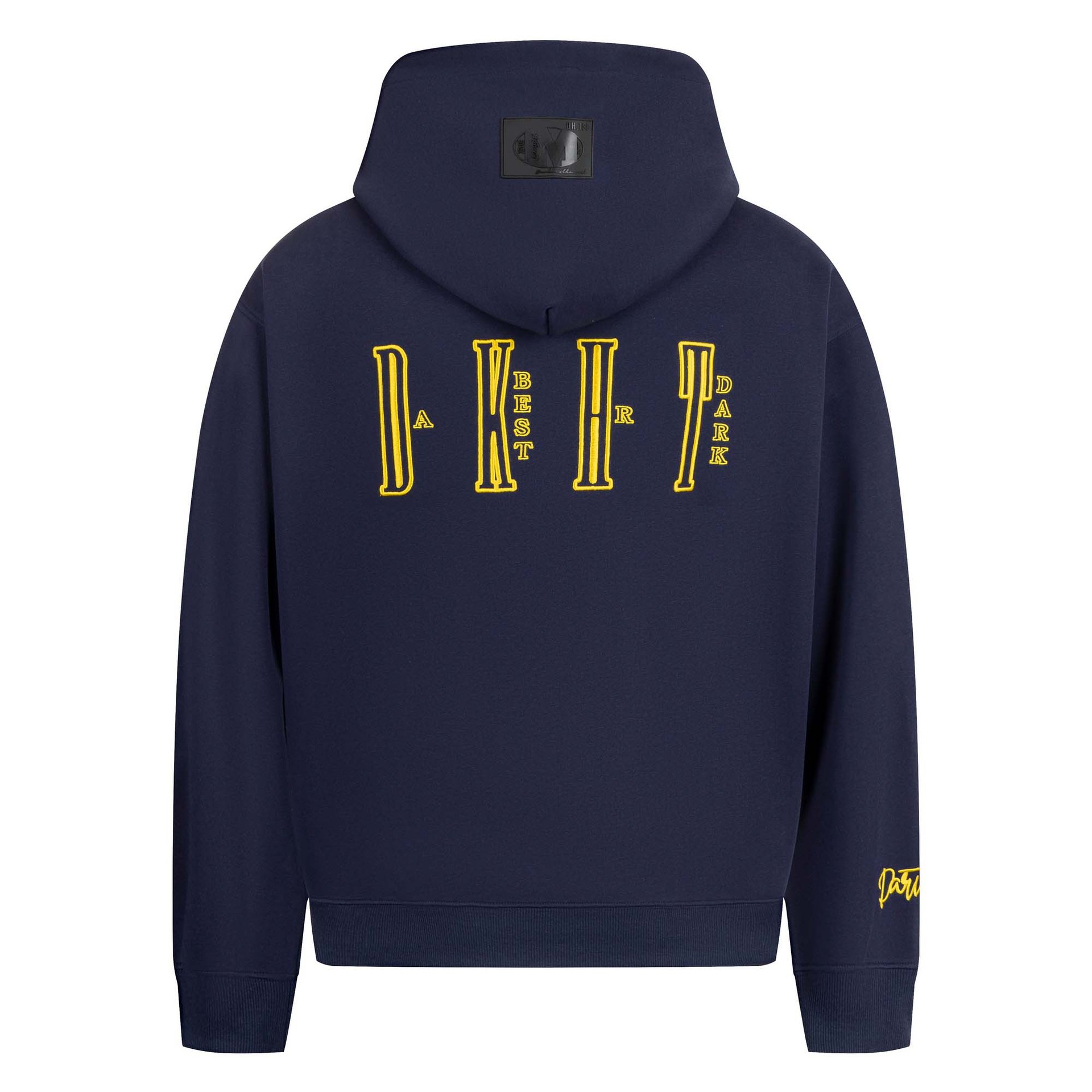 Streetwear Embroidered Initial Oversized Cotton Hoodie