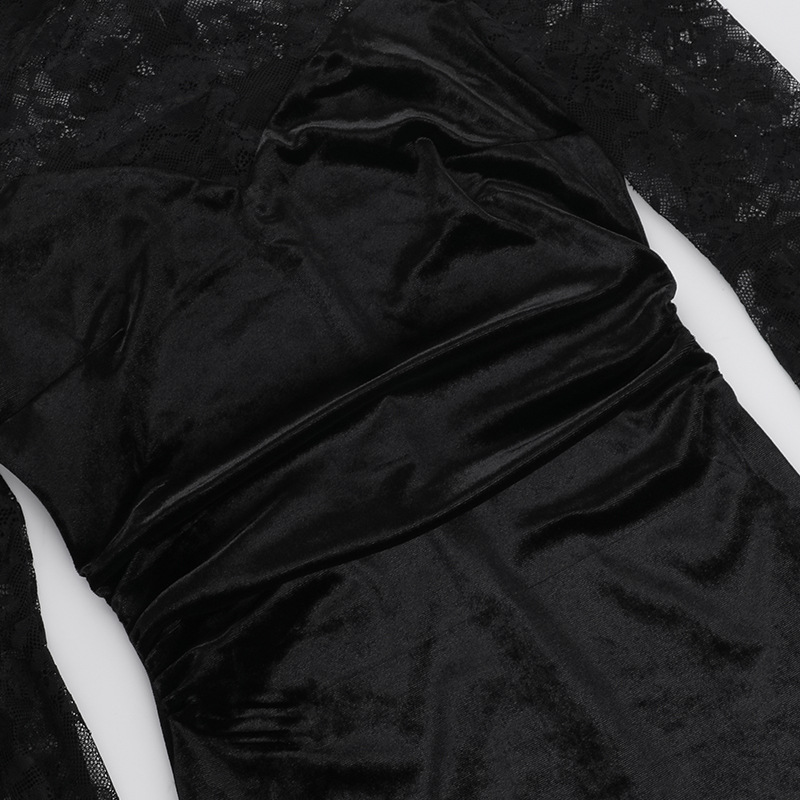 Floral Polyester Strap Neck Three-Quarter Sleeve Fitted Dress