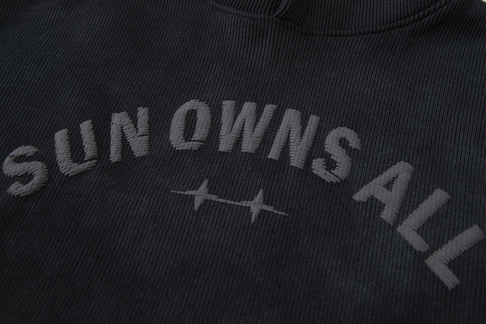 Distressed Oversized Retro Graphic Hoodie
