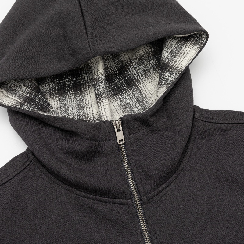Streetwear Relaxed Zipper Hoodie