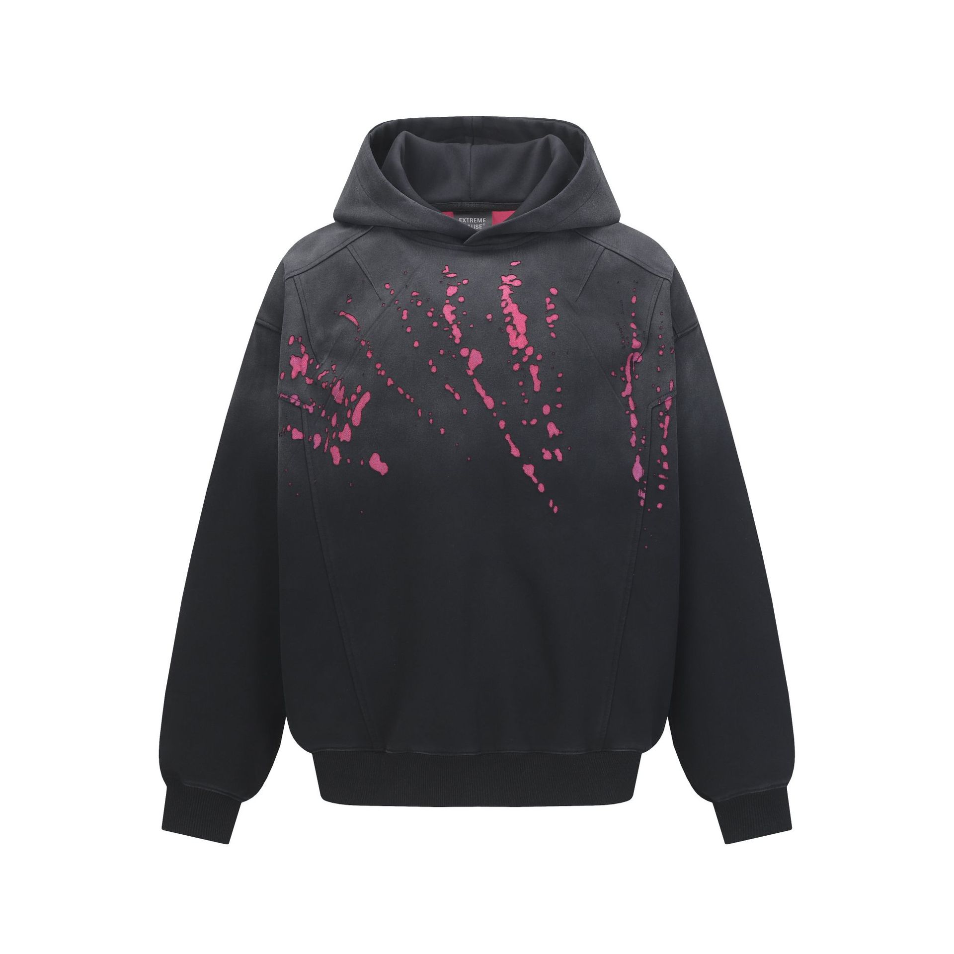 American Retro Cotton Abstract Loose Long Sleeve Hoodie