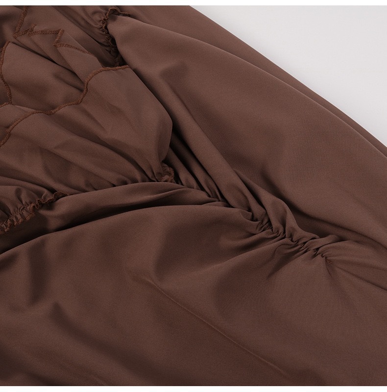 Ladies' Dark Historical Polyester Costume Skirt