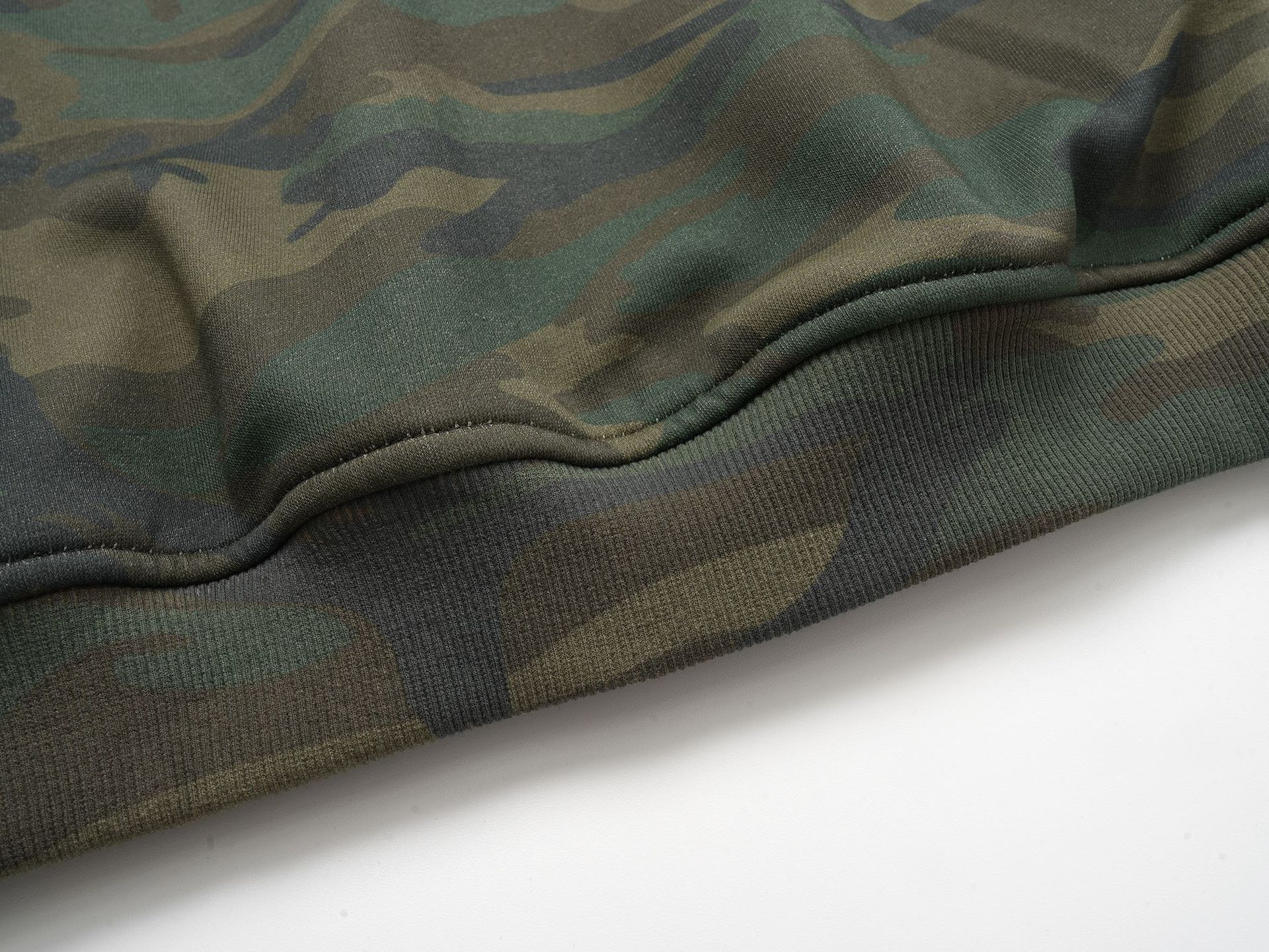 Urban Camo Oversized Cotton Blend Hoodie