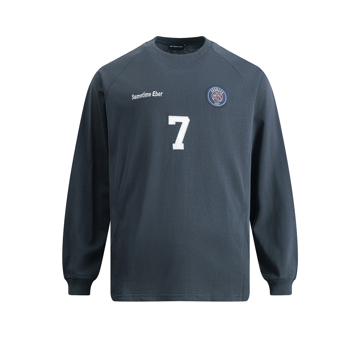 Man's American Retro Embellished Cotton Hood Sweatshirt