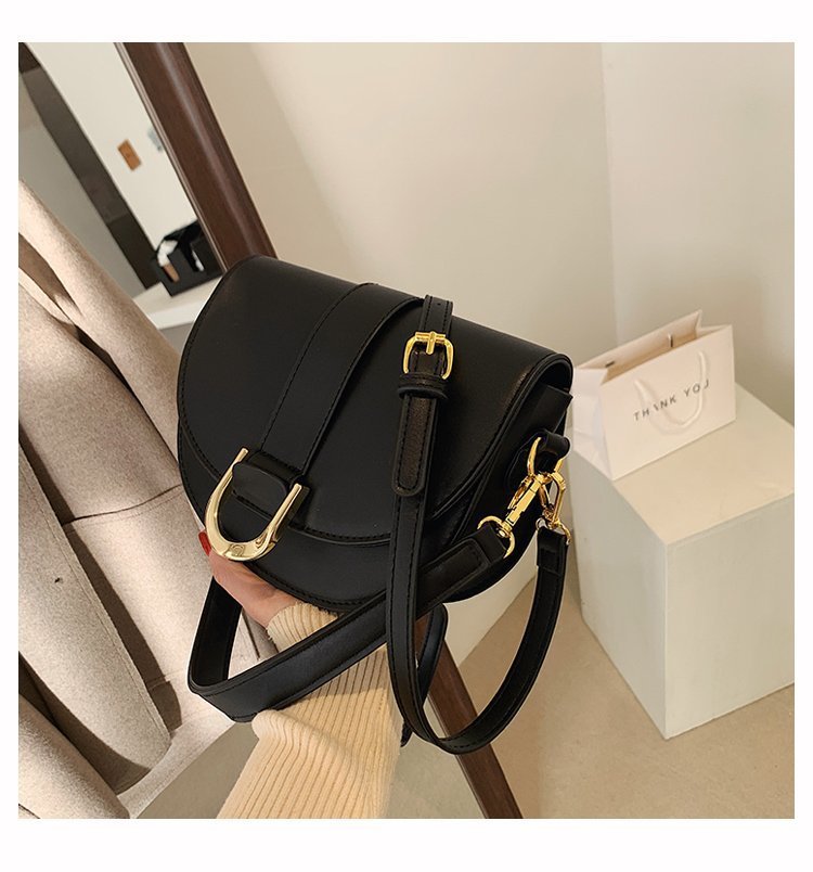 Mirco Creative Small Shoulder handbag Microfiber Synthetic Leather Saddle Bags Versatile Luxury Designer Crossbody Bag for Women
