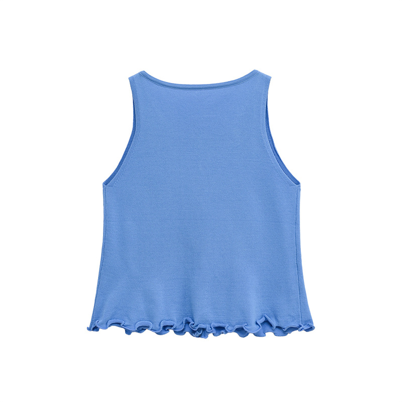 Spring New Style Round Neck Solid Color Loose Pullover Unique Temperament Knitwear
