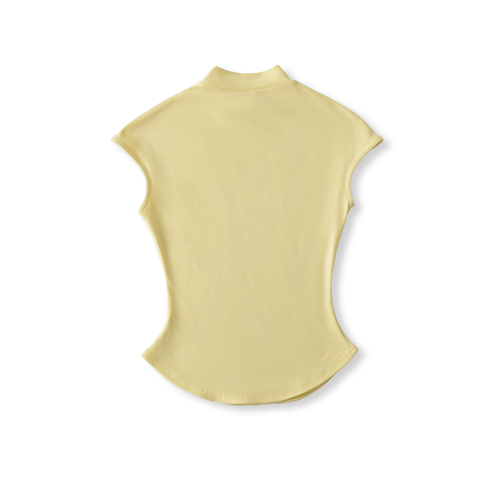 Half-high Neck Short Sleeve Fitted Base Layer Top T-shirt