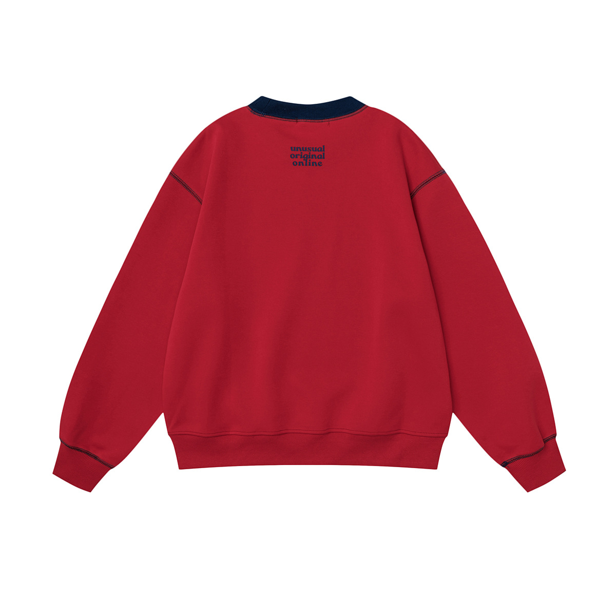 Loose Letter Print Slim Design Crew Neck Sweatshirt for Women