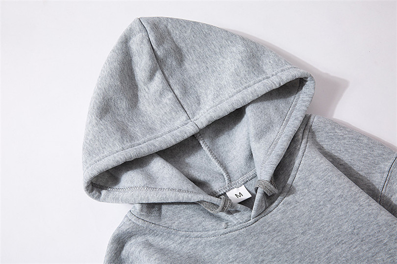 Ladies Loose Fit Long Sleeve Patterned Hoodie