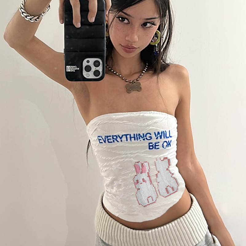 Bodycon Open Back Polyester Crop Top