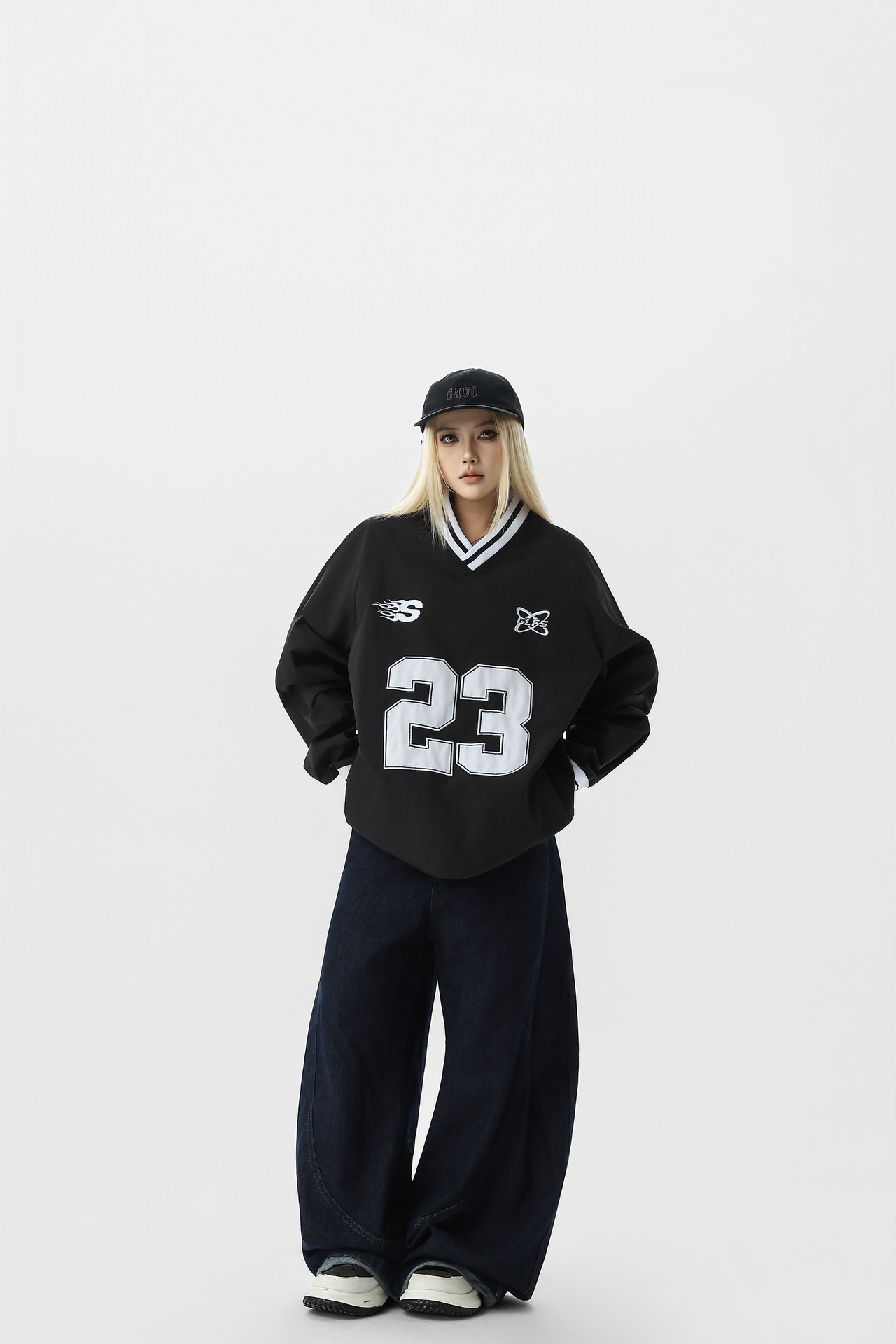 American Retro Letter Print Workwear Jacket