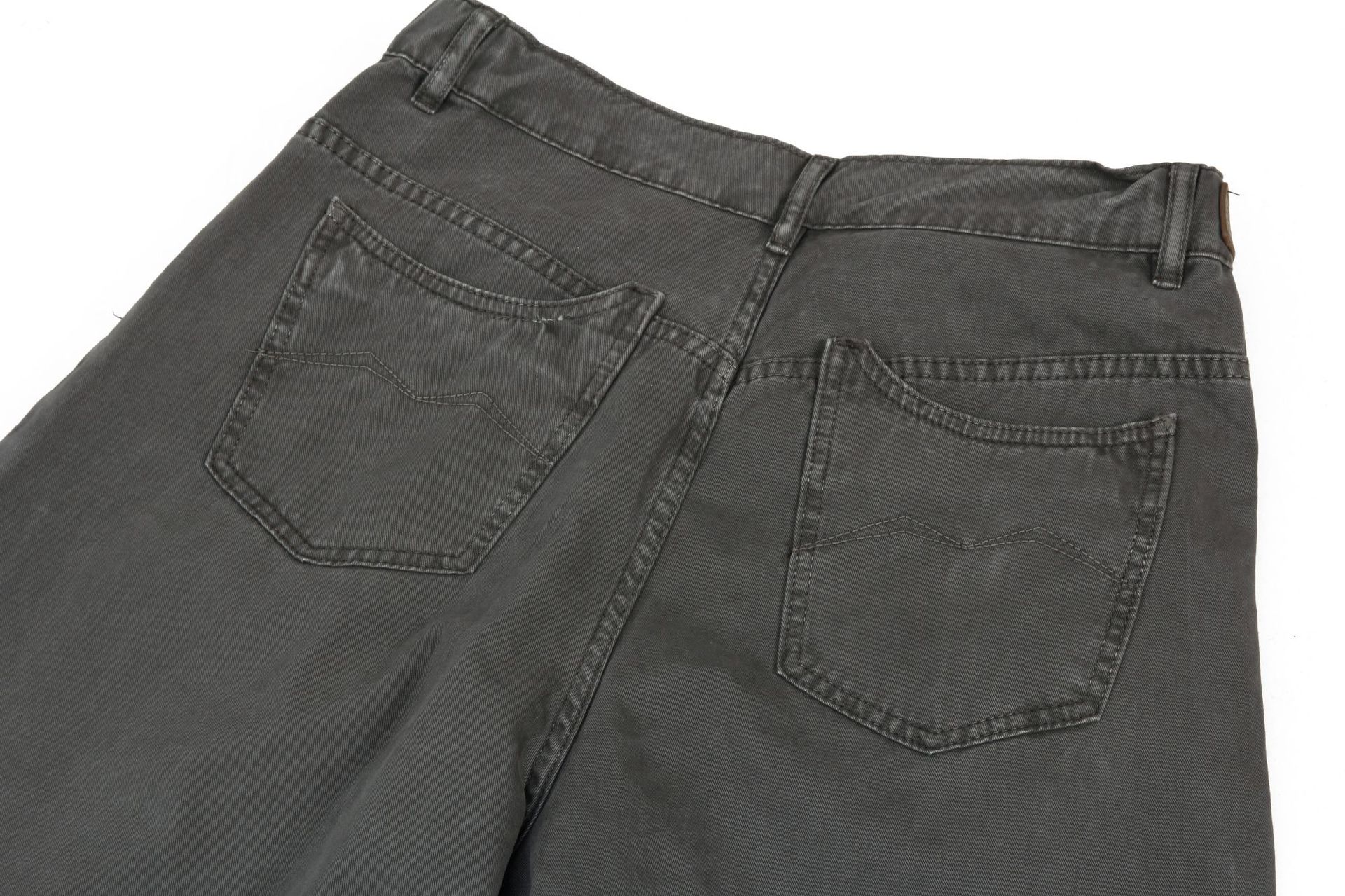 Street Retro Deconstructed Irregular Design Men's Loose Wide-Leg Jeans
