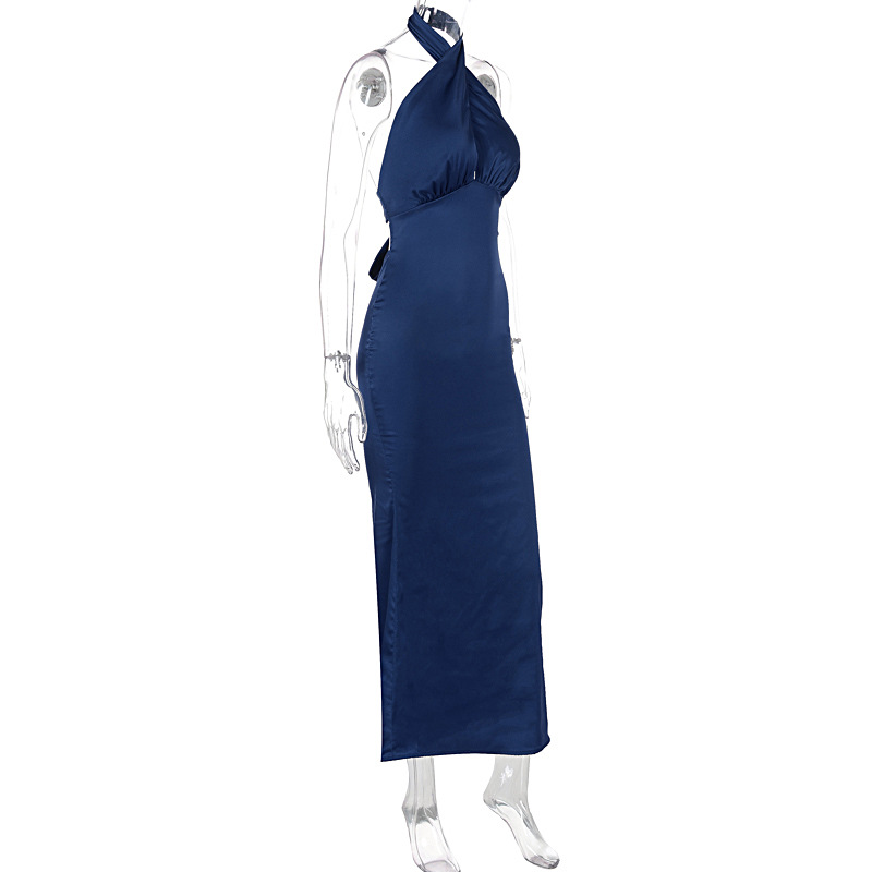 Backless sleeveless elegant dress