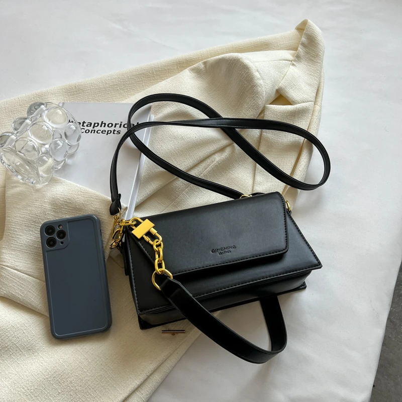 Ladies Olive PU Mini Satchel