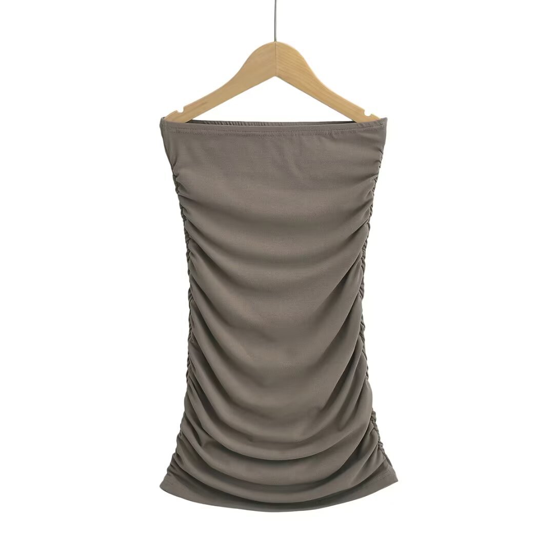 Splicing Sleeveless Fitted Short Dress