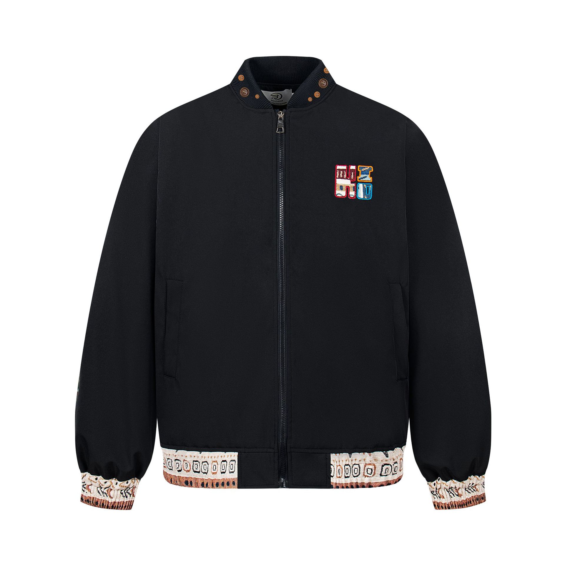 American Retro Workwear Band-Neck Jacket