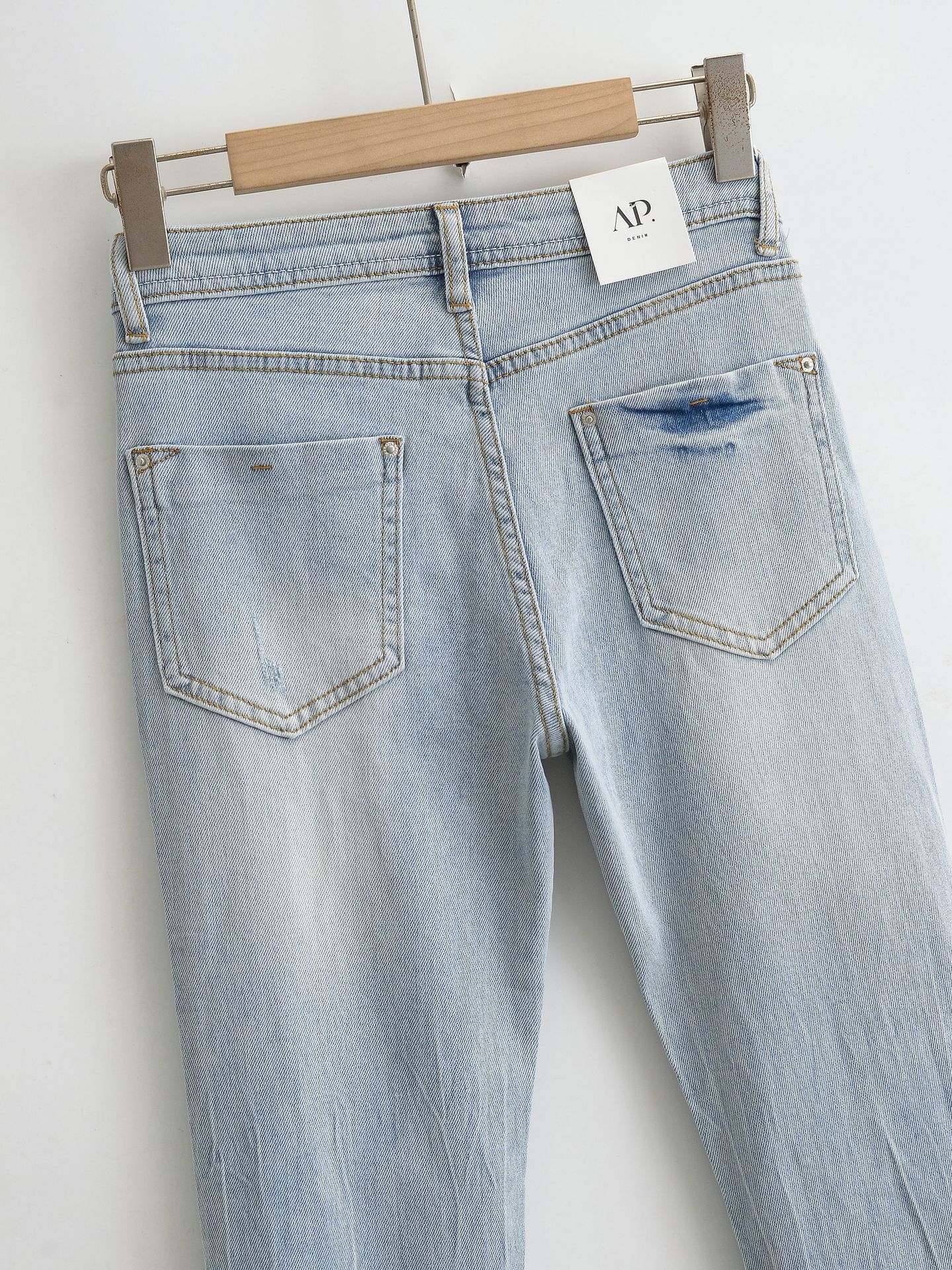 High waisted slim fit leg enhancing pants for children