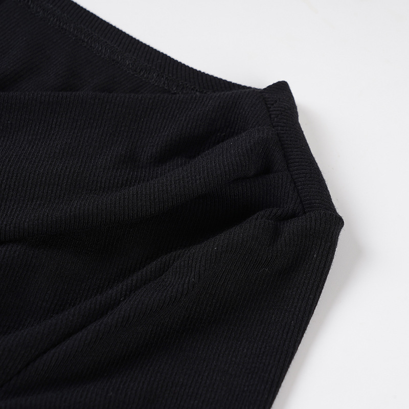 Bardot Bodycon Wrist-Length Neckband T-Shirt