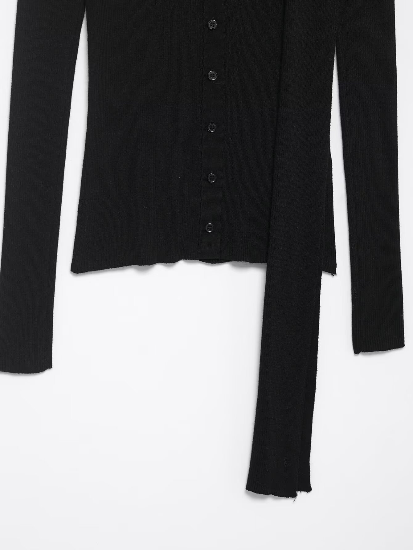 European Style Polyester Wrap Knit Jacket