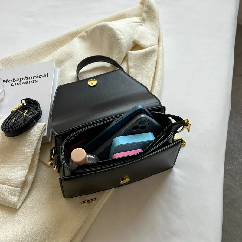 Ladies Olive PU Mini Satchel