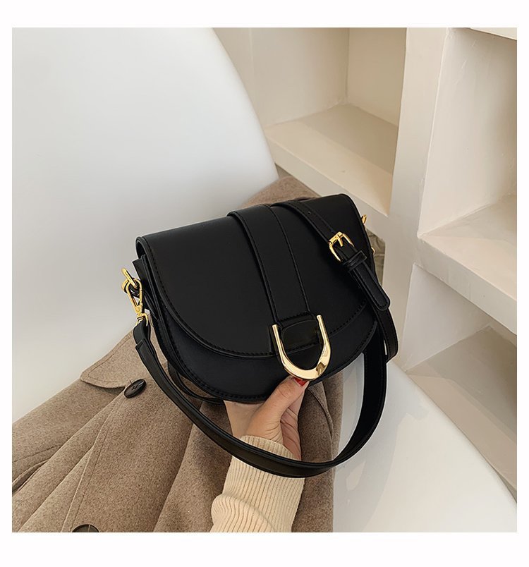 Mirco Creative Small Shoulder handbag Microfiber Synthetic Leather Saddle Bags Versatile Luxury Designer Crossbody Bag for Women