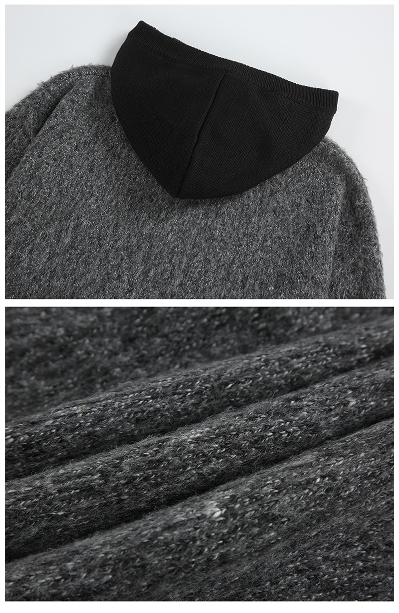 Japanese Workwear Oversized Hood Cardigan