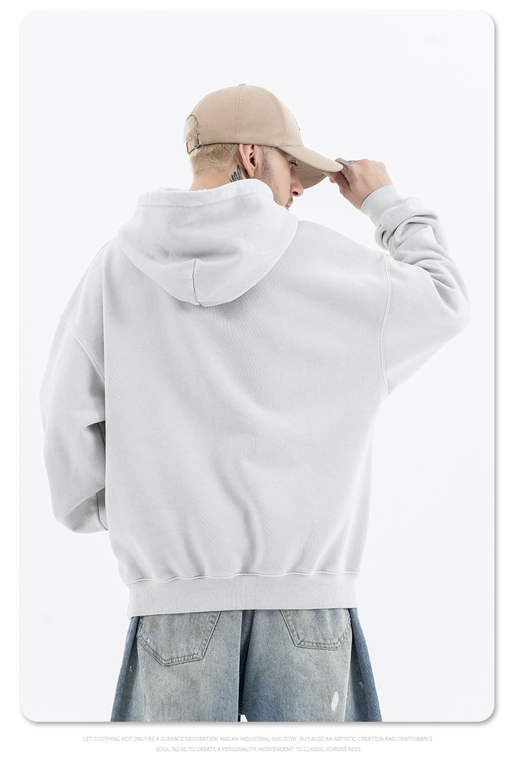 Streetwear Loose Alphabet Cotton Hoodie