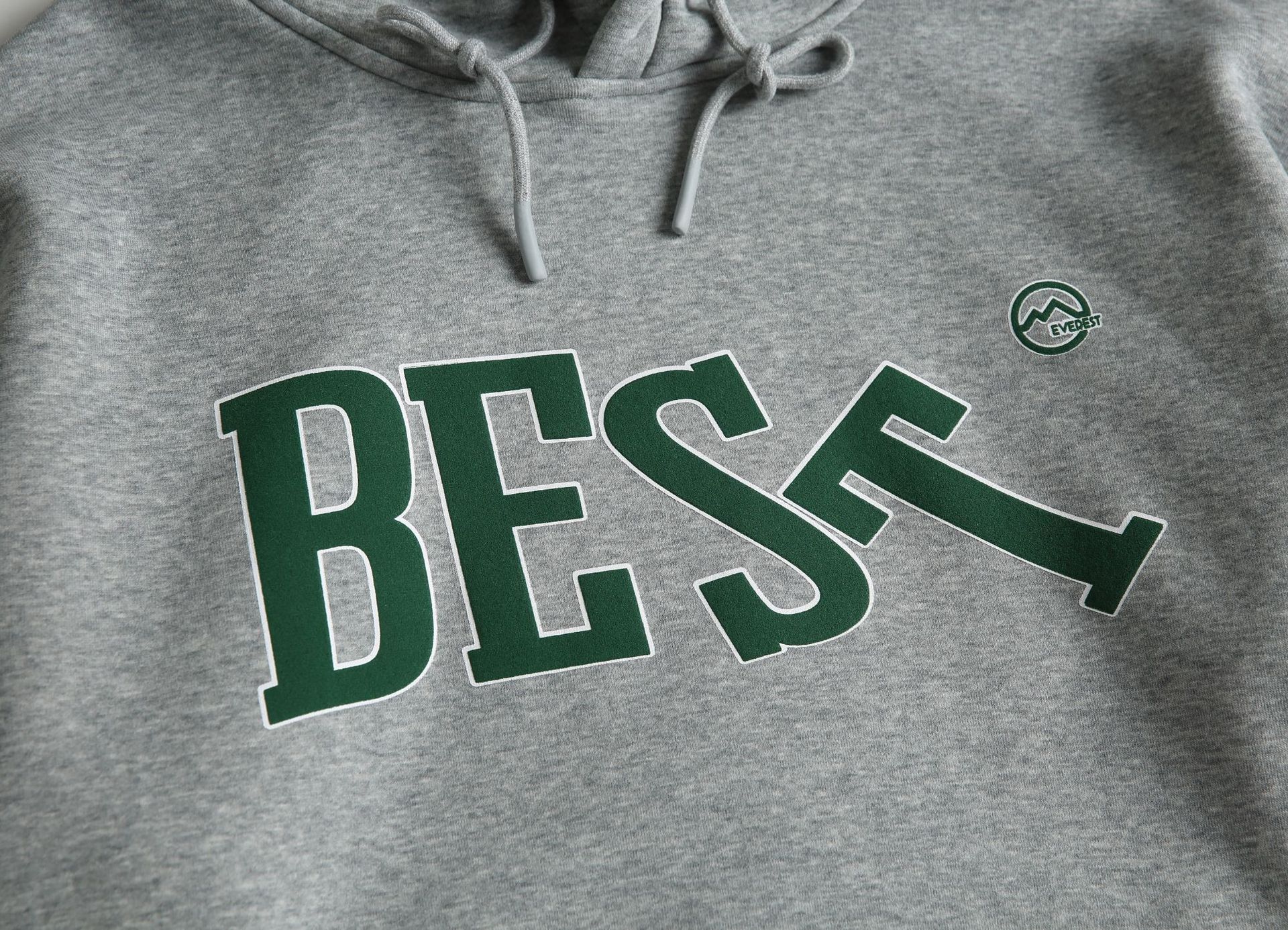 Loose Fit Cotton Blend Hood Graphic Sweatshirt