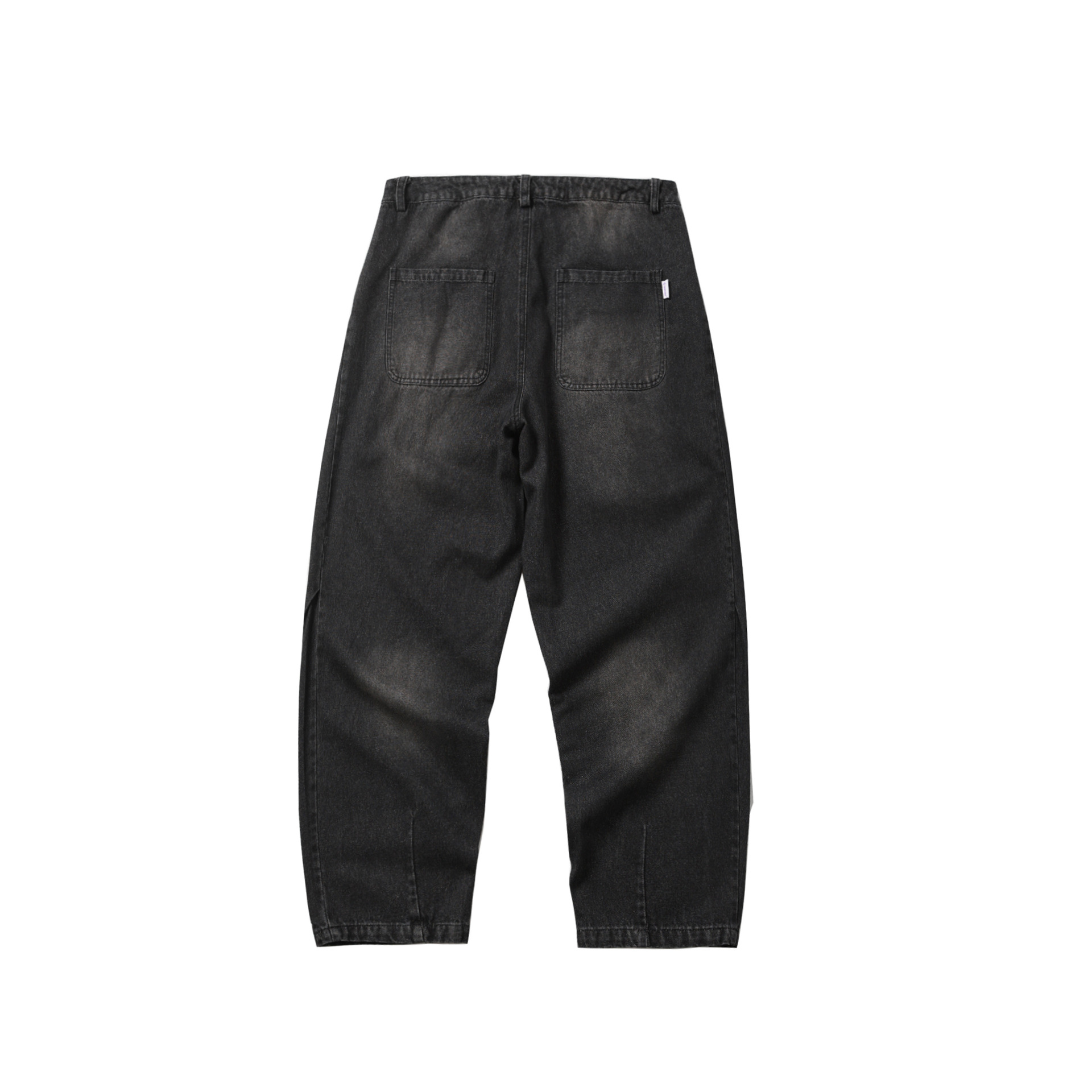 Loose Fit Washed Straight Leg Wide Leg Jeans for Men