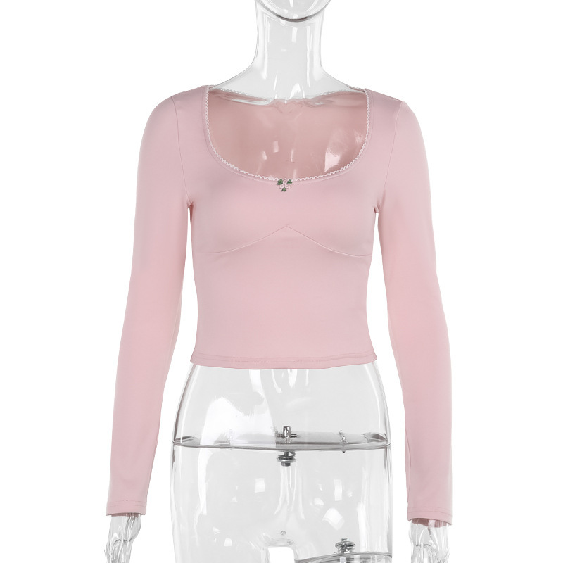 Ladies Square Neck Stretch Tee