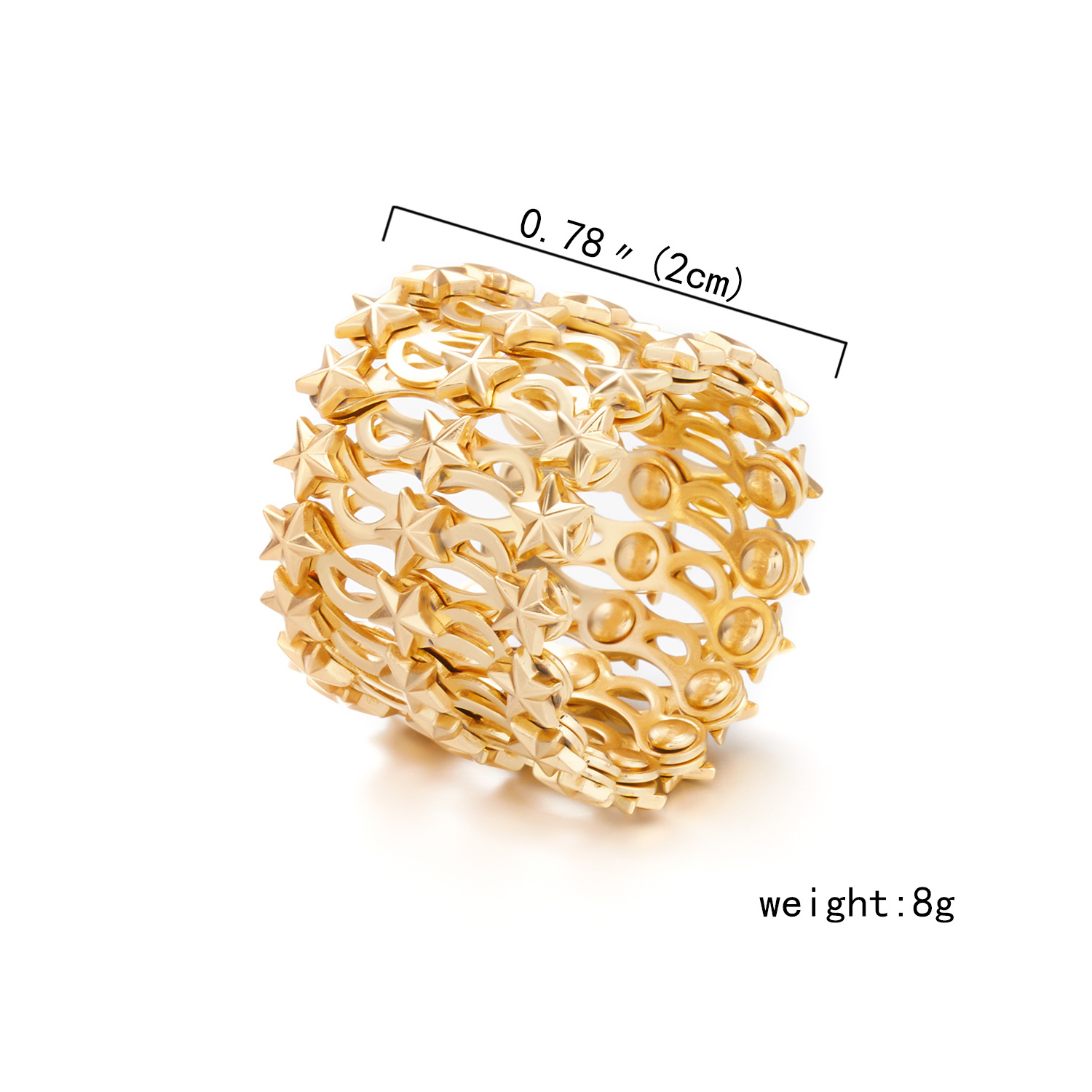 A dual-purpose stretch deformation adjustable ring bracelet of Magic Tiktok net red from stock