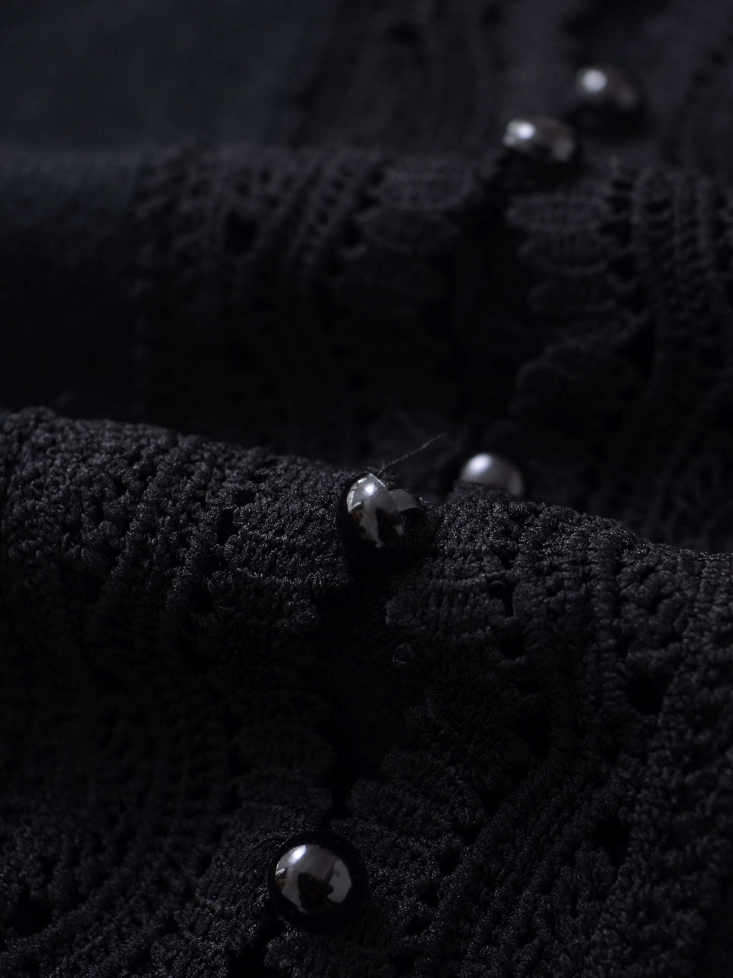 Regular Fit Loose Sleeve Solid Color Button-Front Cardigan