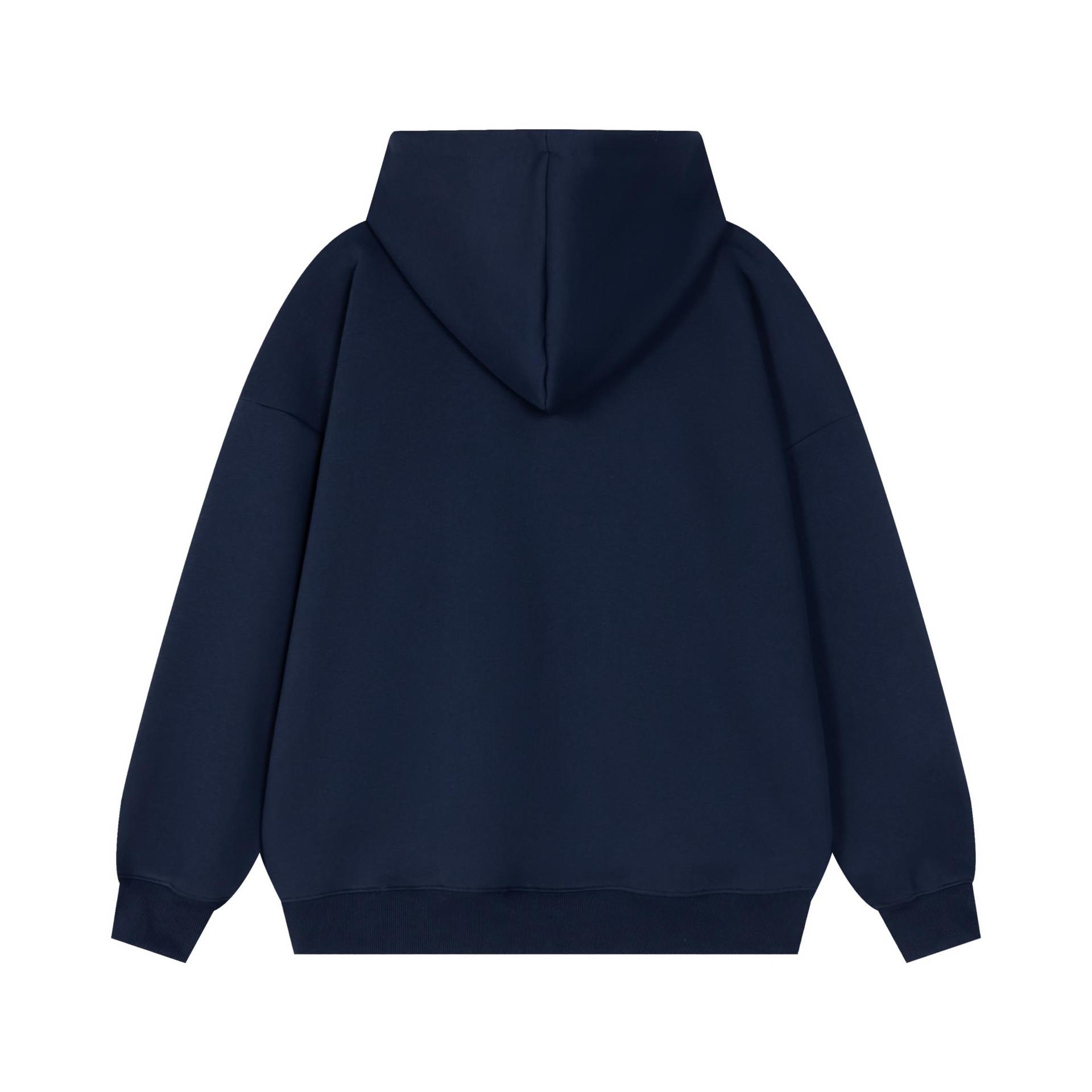 Cotton Urban Alphabet Patch Hoodie