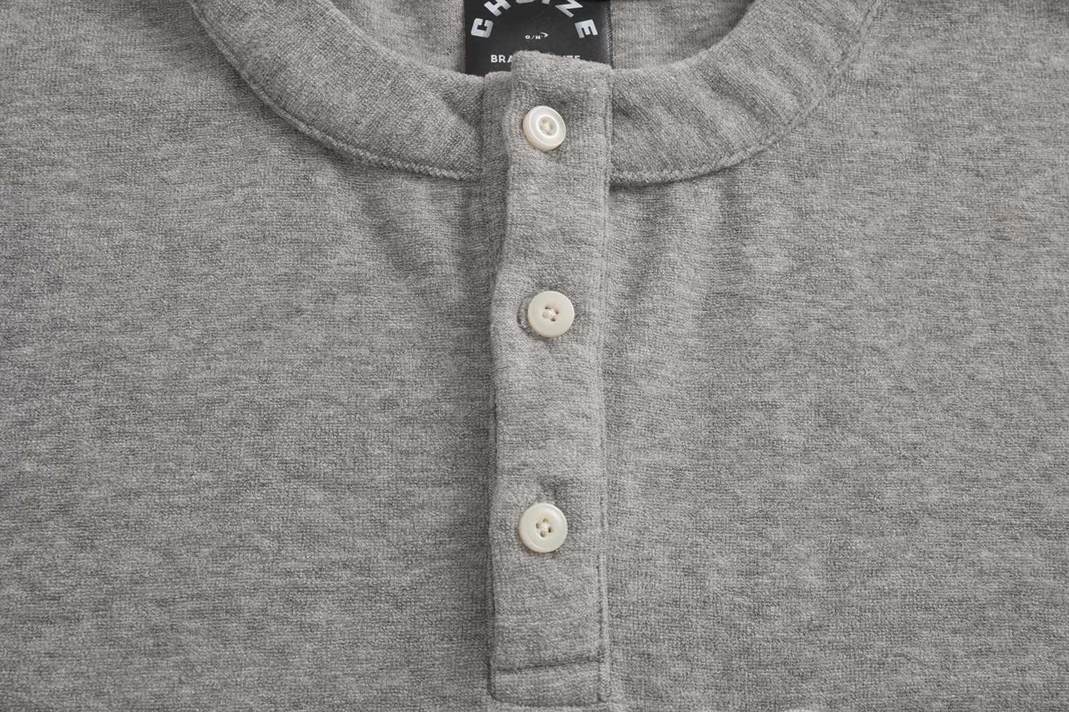 Urban Cotton Blend Oversized Mock Neck Snap Hoodie