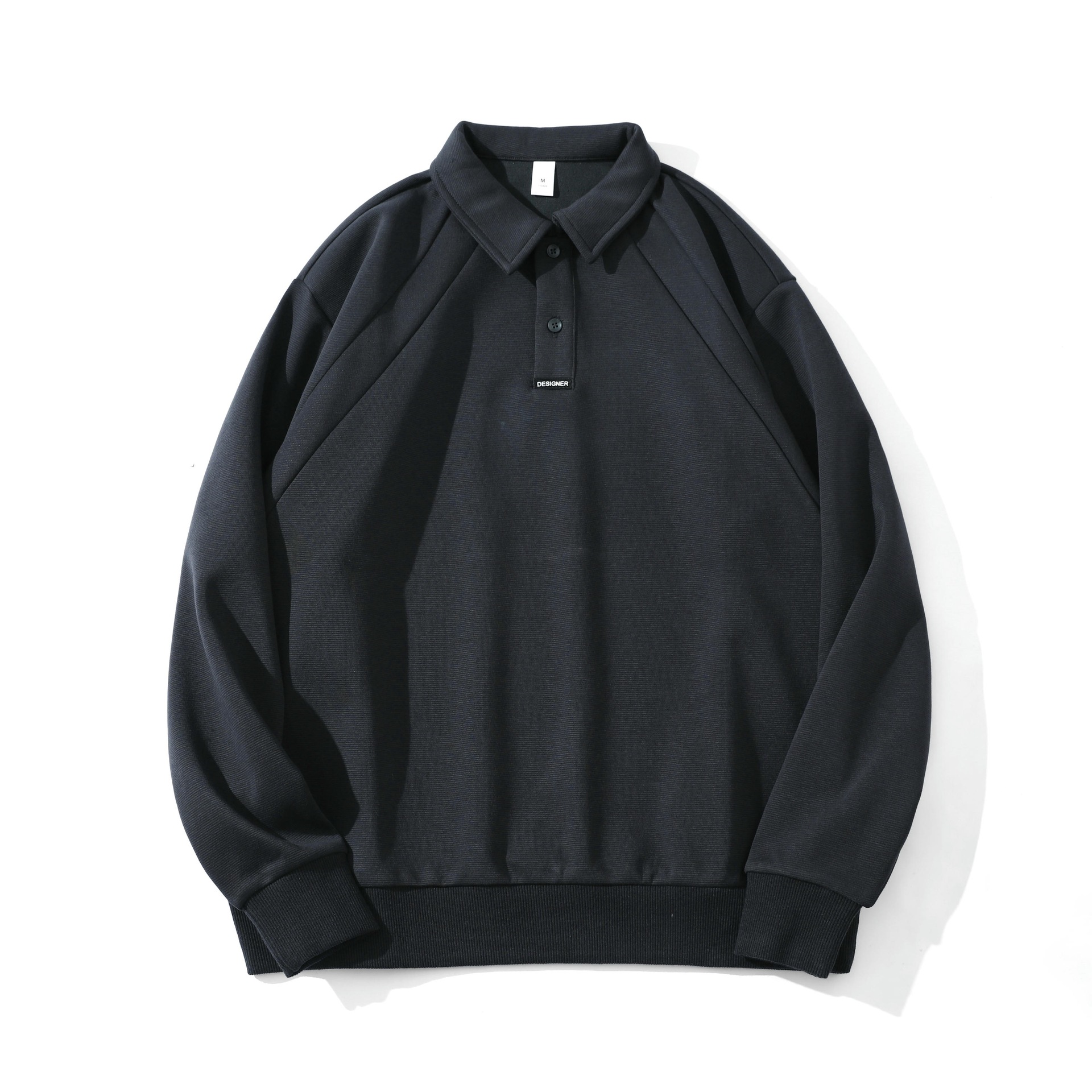 Japanese Retro Oversized Cotton Blend Letter Hoodie