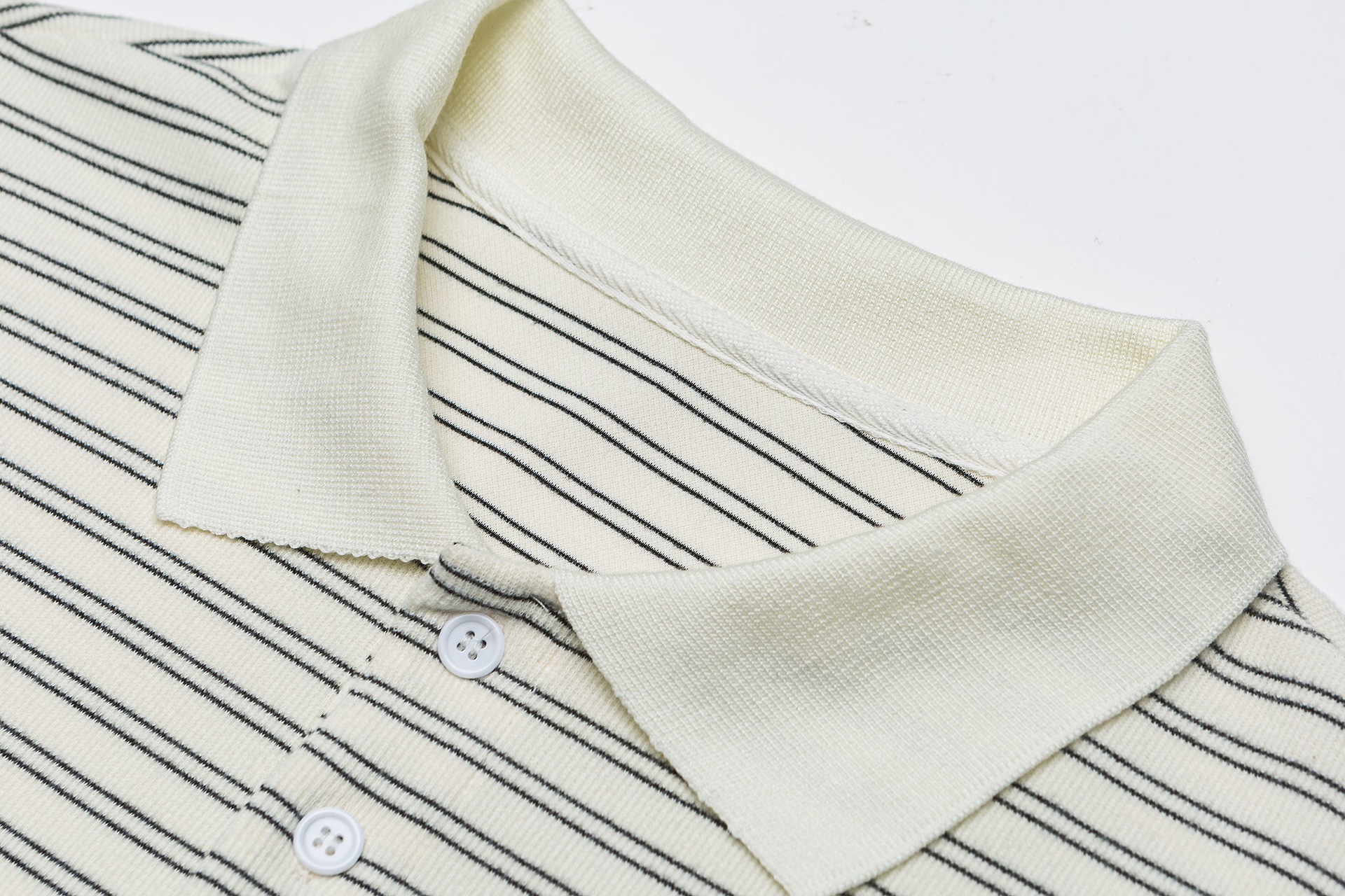 Long Sleeve Polo Shirt Unisex Relaxed Loose Fit Turn-down Collar Base