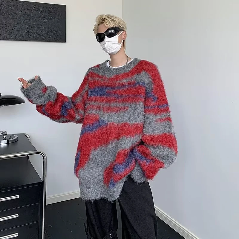 Men's Slouchy Drop Shoulder Banded Sweater