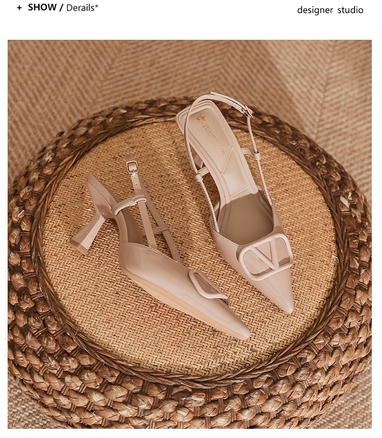 High-heeled Shoes for Women with Thin Heels, Fashionable Dress Shoes, Sandals for Women, Stylish Huizhou Women's Shoes