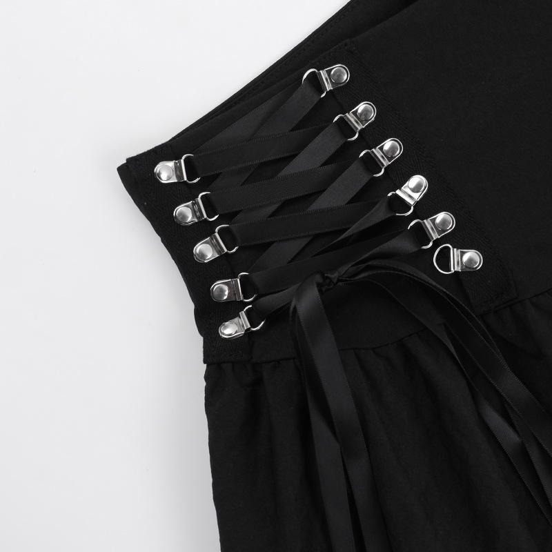 Fitted Shiny Edgy Skirt