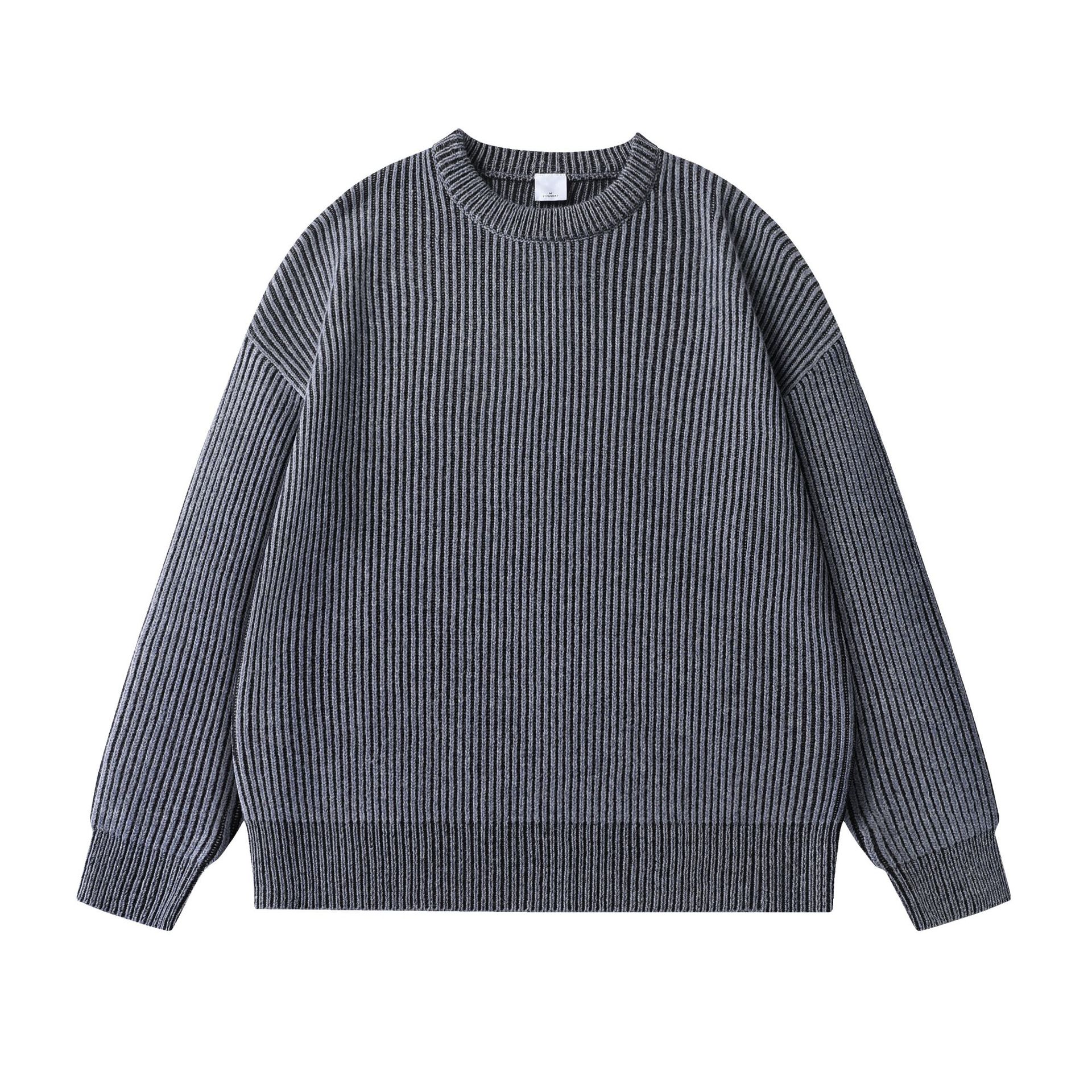 Vintage Washed Slouchy Cotton Blend Sweater