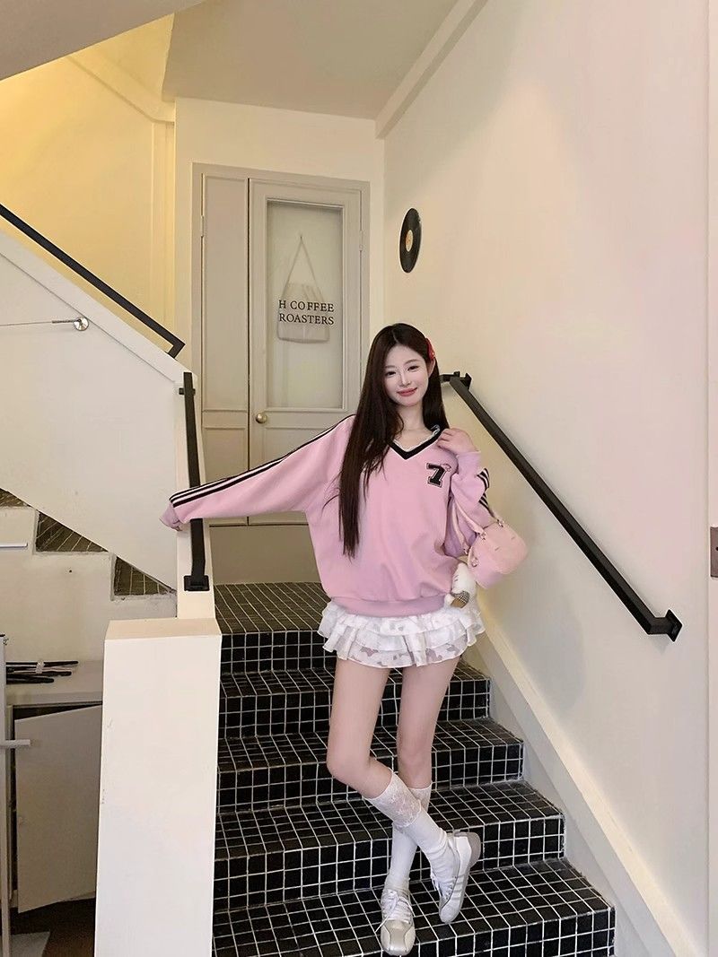 Ladies Japanese Graphic Oversized Polyester Hoodie
