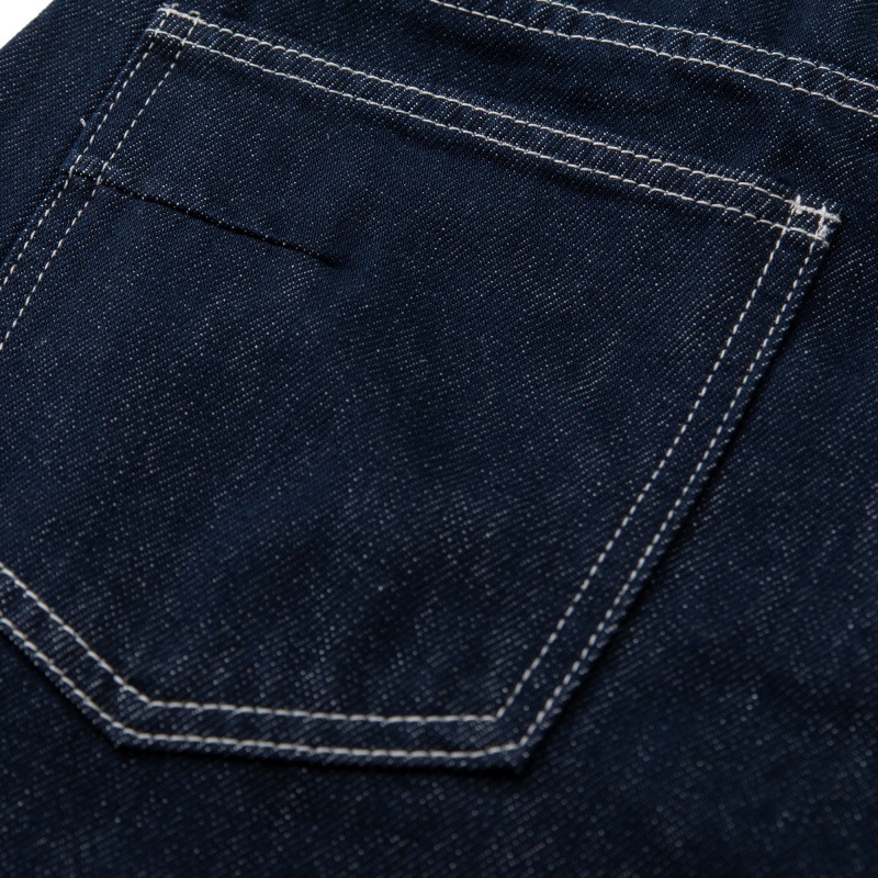 Denim Cargo Pants Men High Street Fashion Loose Wide Leg Casual Trousers