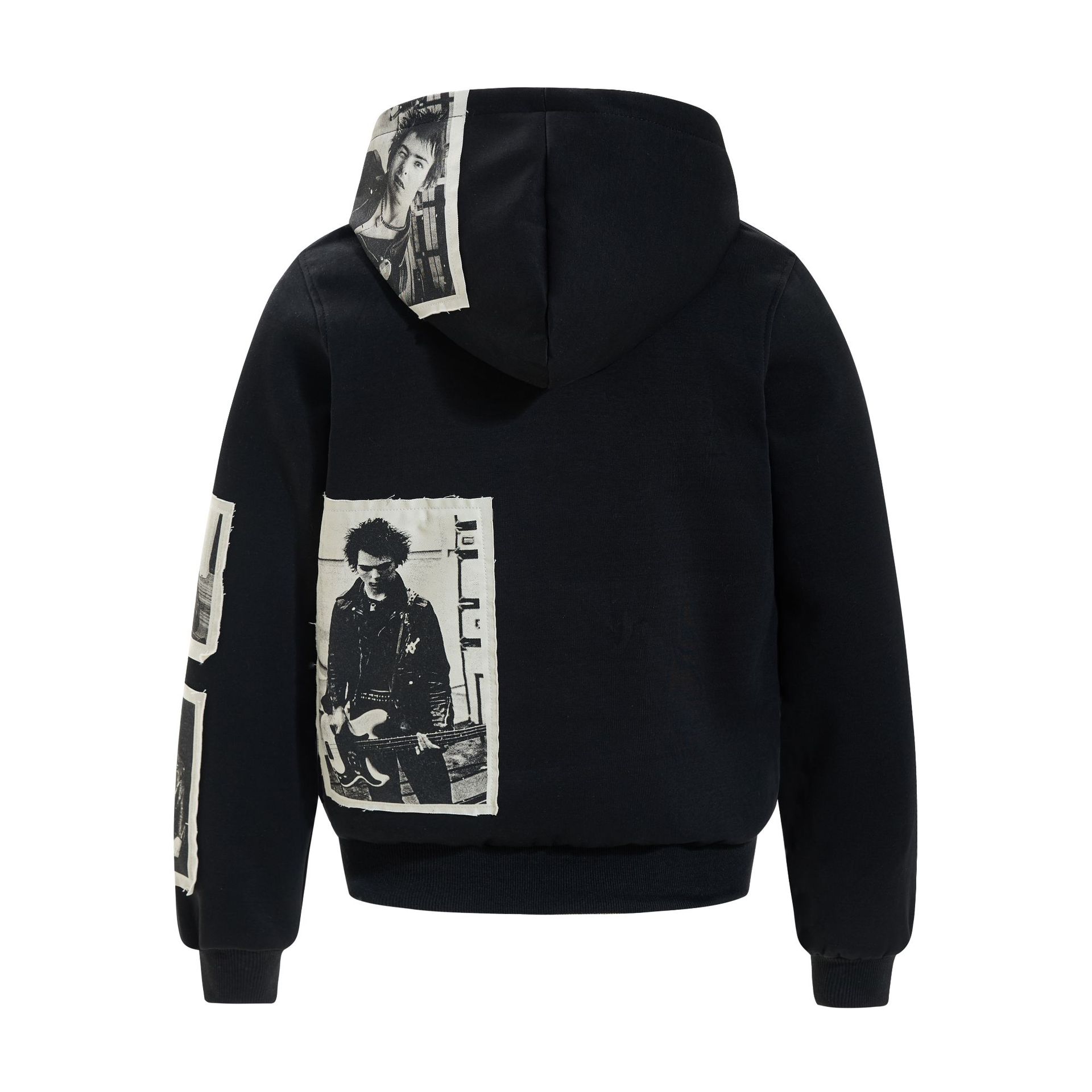 Man's American Retro Cotton Front Zip Sweatshirt